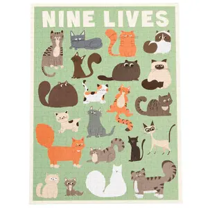 1000 piece puzzle Rex London Nine Lives image-1