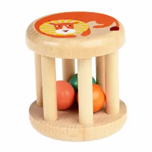 Rassel aus Holz, Baby Rex London Wild Wonders