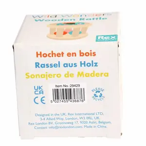 Rassel aus Holz, Baby Rex London Wild Wonders image-3