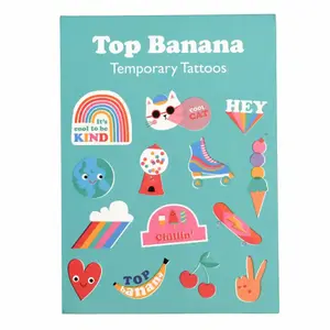 Children's tattoo Rex London temporaires Top Banana (x2) image-1
