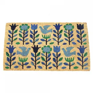 Doormat Rex London Folk Doves image-0