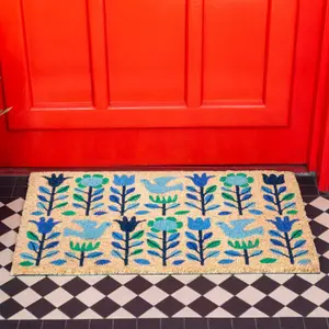 Doormat Rex London Folk Doves image-1