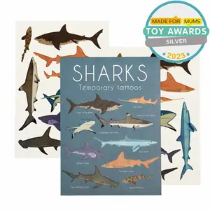 Τατουάζ παιδιού Rex London temporaires Requin (x2) image-1