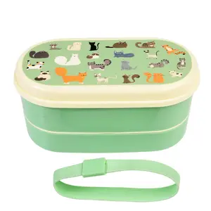 Lunch box for children Rex London Nine Lives image-1
