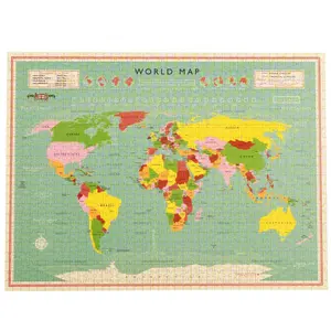 1000 piece puzzle Rex London World Map