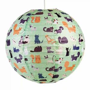 29529-paper-lampshade-rex-london-nine-lives-green-36-cm