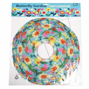 Paper lampshade Rex London Butterfly Garden image-2
