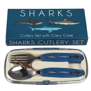 Children's cutlery Rex London Sharks image-1
