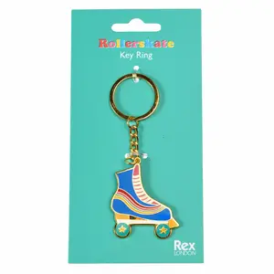Roller skate keyring Rex London image-1