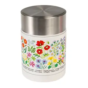Stainless steel food storage box Rex London Wild Flowers image-0