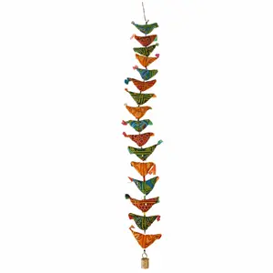 16 fabric birds hanging decoration Rex London