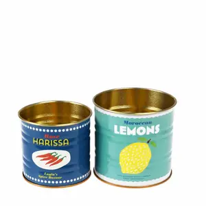 Μεταλλικό κουτί αποθήκευσης Rex London Citron Et Harissa (x2) image-0