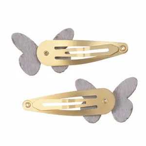 Haarklammern Schmetterling mit Glitzer Rex London Fairies In The Garden (x2) image-1