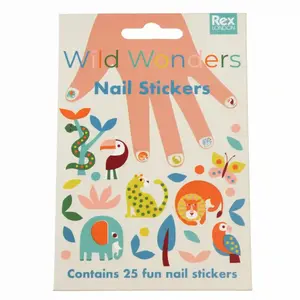 Nagelstickers Rex London Wild Wonders (x25) image-1