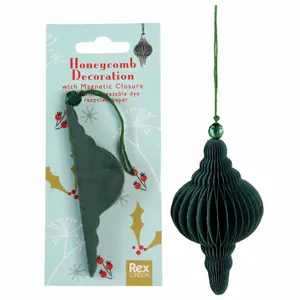 Décoration de noël en nid d'abeille classique Rex London image-3