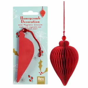 Décoration de noël en nid d'abeille Rex London image-3