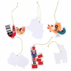 Etiquettes de noël en papier Rex London (x6) image-1