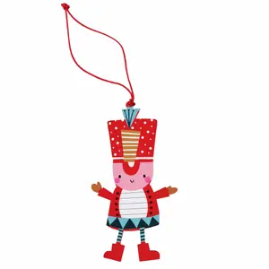 Decorazione natalizia con soldatino in legno Rex London image-1