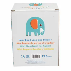 Jeux d'éveil mini boucle de perles et jouet empilable bébé Rex London Wild Wonders image-4