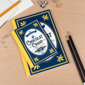 Notizblock a5 Rex London Ligné Chocolat Chaud Café De Paris image-3