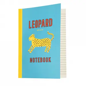 a5 notepad Rex London Ligné Léopard image-1