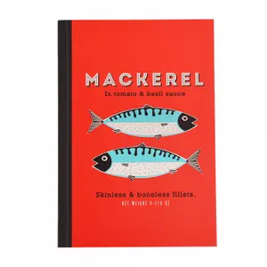 Τετράδιο A5 με γραμμές Rex London Mackerel image-0