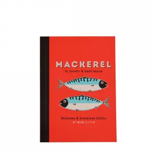 Σημειωματάριο με γραμμές A6 Rex London Mackerel image-0