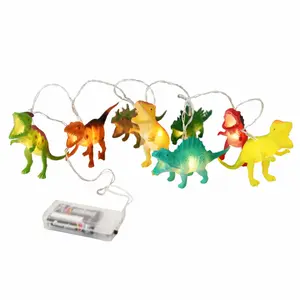 Children's dinosaur light garland Rex London Prehistoric Land (x8) image-1