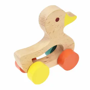 Canard à pousser en bois bébé Rex London Canard image-2