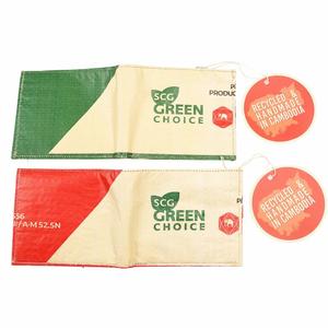 Portafoglio bi-fold riciclato Rex London image-1