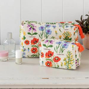 Quilted make-up bag Rex London Wild Flowers image-3