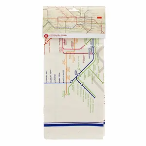 Πετσέτα από βαμβάκι Rex London TfL Heritage Tube Map image-1