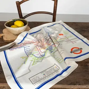 Πετσέτα από βαμβάκι Rex London TfL Heritage Tube Map image-2