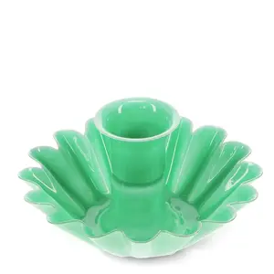 Flower bowl candle holder in enamel Rex London image-0