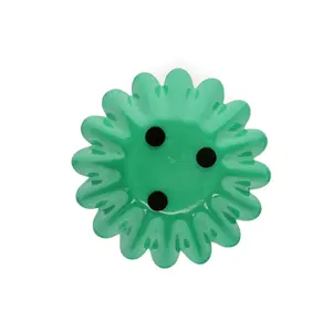 Flower bowl candle holder in enamel Rex London image-1