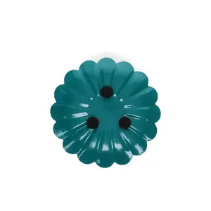 Enamel flower flat candle holder Rex London image-1