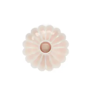 Enamel flower flat candle holder Rex London image-2