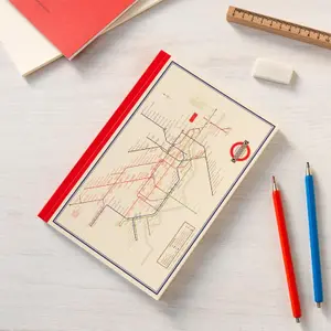 Σημειωματάριο A5 Rex London TfL Plan Métro image-1