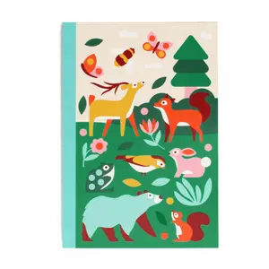 a5 notepad Rex London Woodland image-0