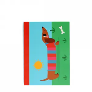 Notesblok a6 Rex London Chien Saucisse