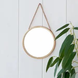 Okrągłe lustro wiszące Rex London image-1