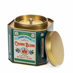 Metal tea caddy Rex London Crown Blend image-1