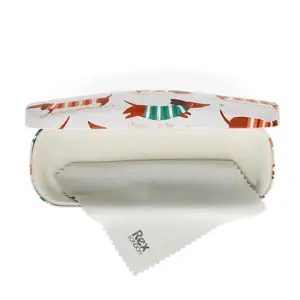 Sausage dog glasses case Rex London image-1