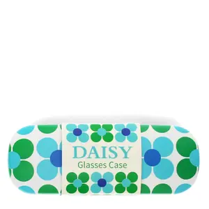 Blue and green daisy glasses case Rex London image-0
