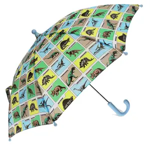 Parapluie push-up terre préhistorique enfant Rex London image-0