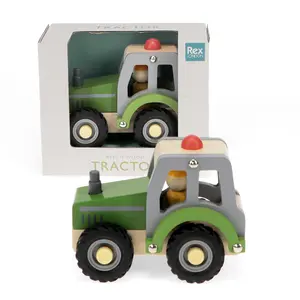 Ξύλινα παιχνίδια αυτοκινήτου Rex London Tractor image-3