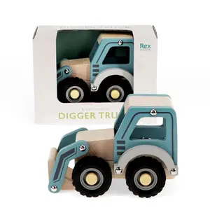 Gioco di macchine in legno Rex London Digger Truck image-3