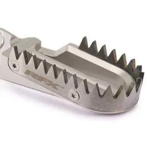 Titanium and Aluminium Footrest for Motorcycle RFX Pro Series Yamaha YZ 85 (Cb09) [85] image-1