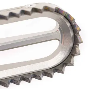 Titanium and Aluminium Footrest for Motorcycle RFX Pro Series Yamaha YZ 85 (Cb09) [85] image-3