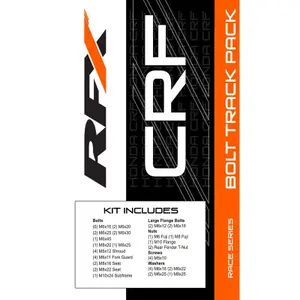 Motorcycle Plastic Screw Kit RFX Race Series image-1